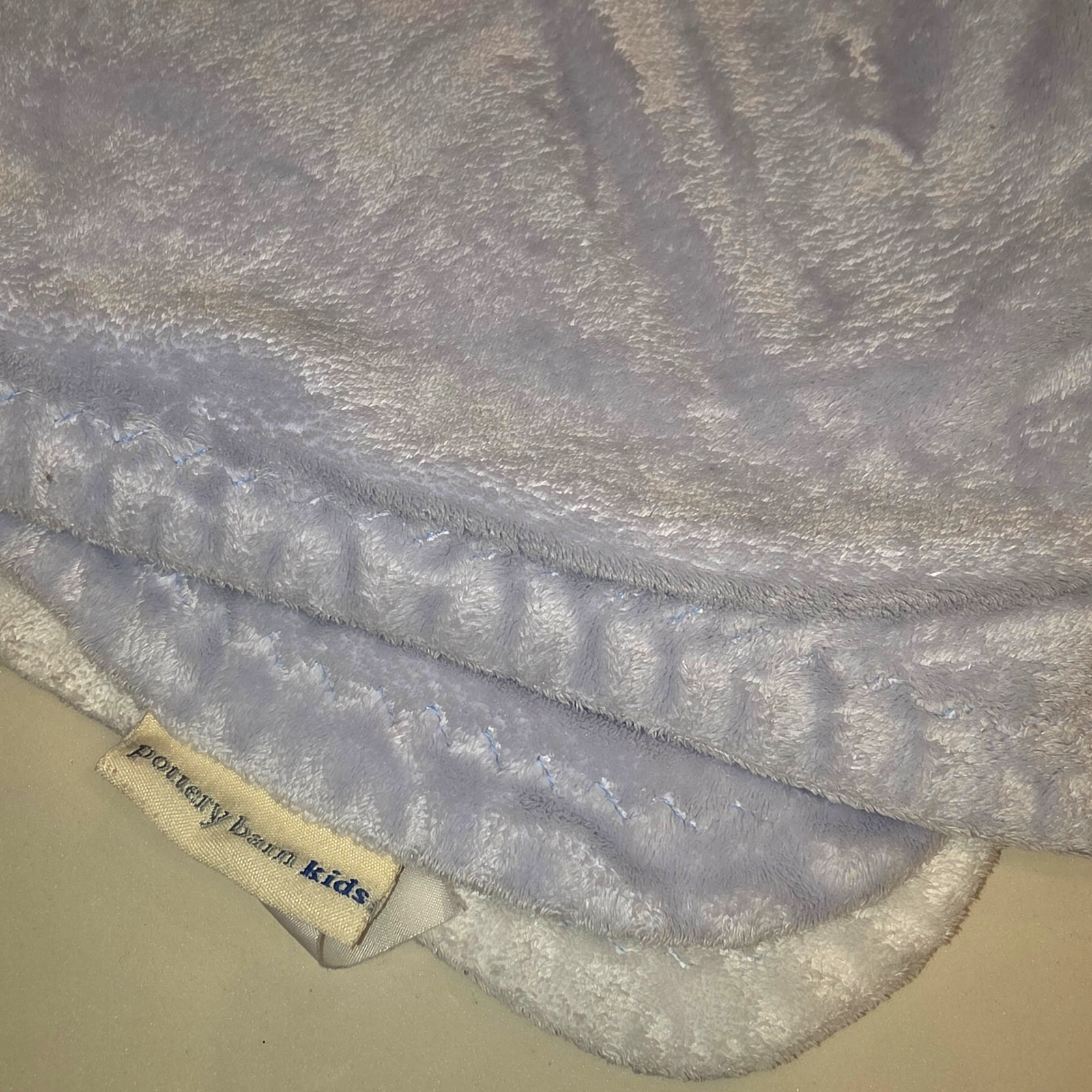 Pottery Barn Kids, Double Sided Grey And White Super Soft Fleece Blanket